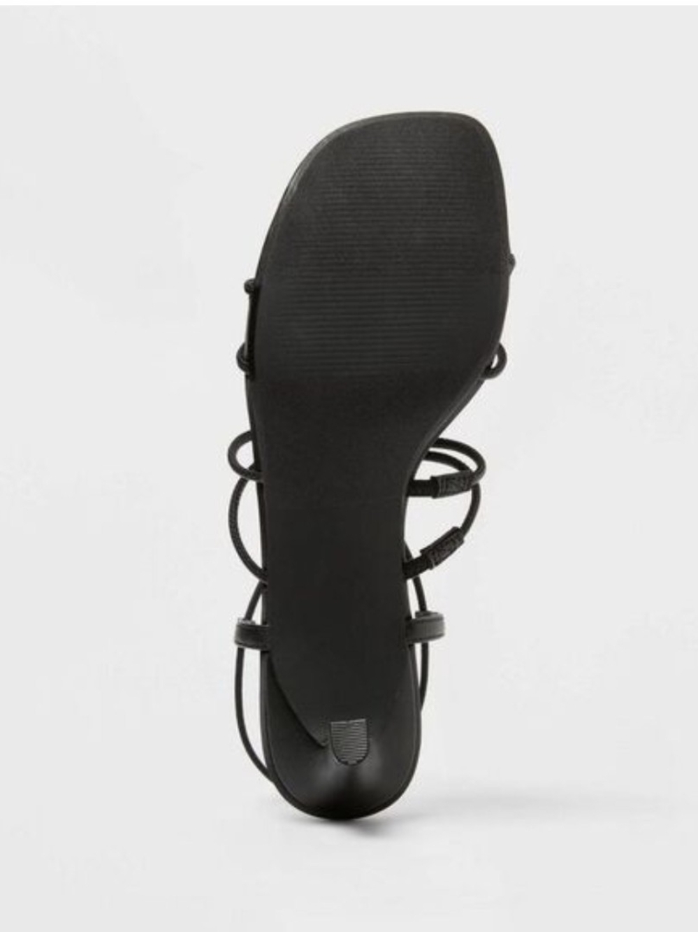 A New Day Black Strappy Crystal Embellished Kitten Heels BNWT - Picture 4 of 4